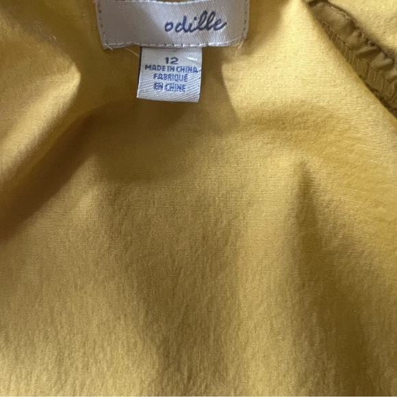 ⭐️BOGO FREE⭐️ ANTHROPOLOGIE ODILLE Mustard Sleeveless Blouse - Picture 5 of 11